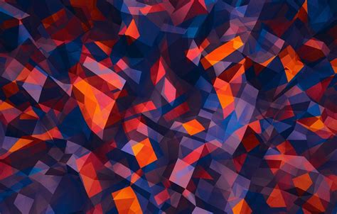 With the many different shades and tones able to establish a unique environment, it is a great choice for any room. Orange And Blue Geometric Wallpapers - Wallpaper Cave