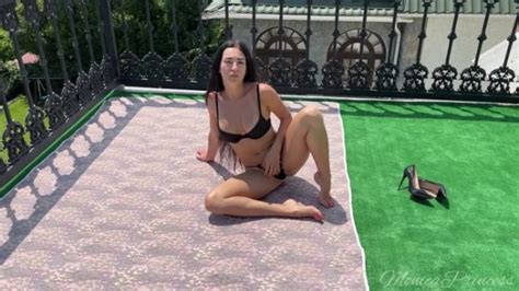 Princess Monica Outdoor Strip Dildo Play Orgasm Handpicked Jerk Off Instruction JOI Videos
