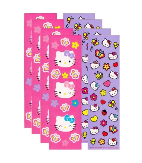 Hello Kitty Stickers 8 Strips