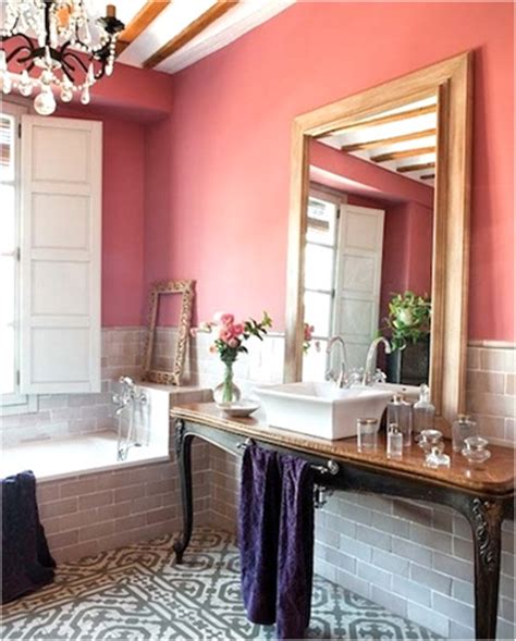 These pink bathroom tile ideas are just so cool! Peonies + Brass: tile files: bringing back encaustic