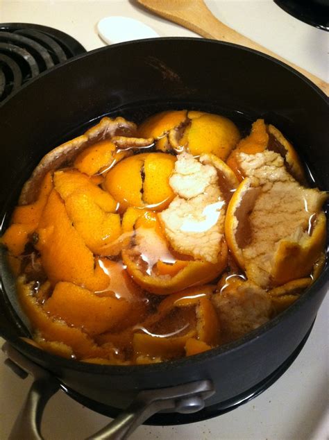 Boil Orange Peels With 1 Tsp Of Cinnamon On Medhigh Heat My House