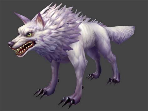 Anime White Wolf 3d Model 3ds Max Files Free Download