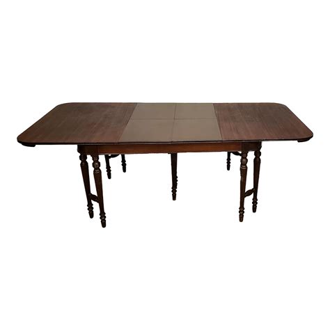 Mahogany Dining Table Antique Extendable Dining Table Chairish