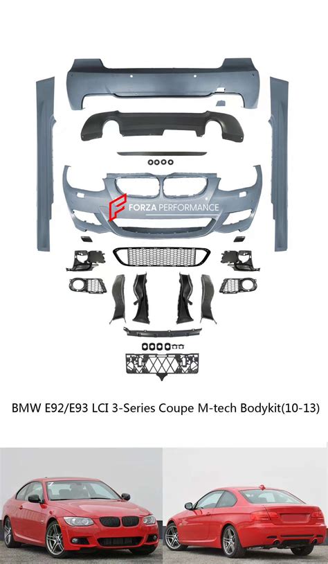 Body Kit M Tech Style For Bmw 3 Series E92 E93 Lci 2010 2013 Forza