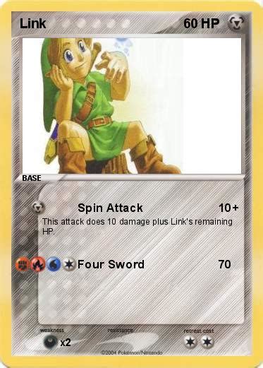 Write the html and css necessary to make a link card. Pokémon Link 62 62 - Spin Attack - My Pokemon Card
