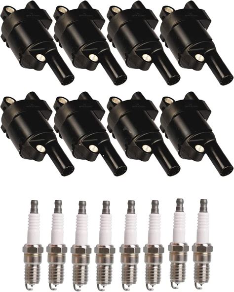 Ena Set Of 8 Ignition Coil Pack And 8 Iridium Spark Plug