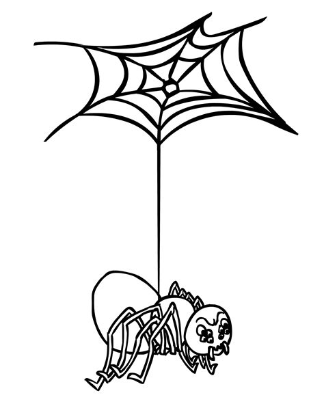 Download this torn spider web on white background vector illustration now. Free Printable Spider Web Coloring Pages For Kids