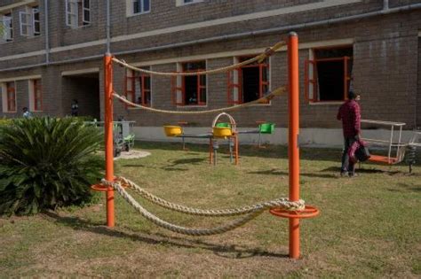 Orange Inclusive Park Equipments Special Children Play Equipment At Rs