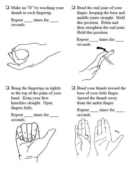 Stroke Wise Hand Exercises Hand Exercises Stroke Therapy Finger