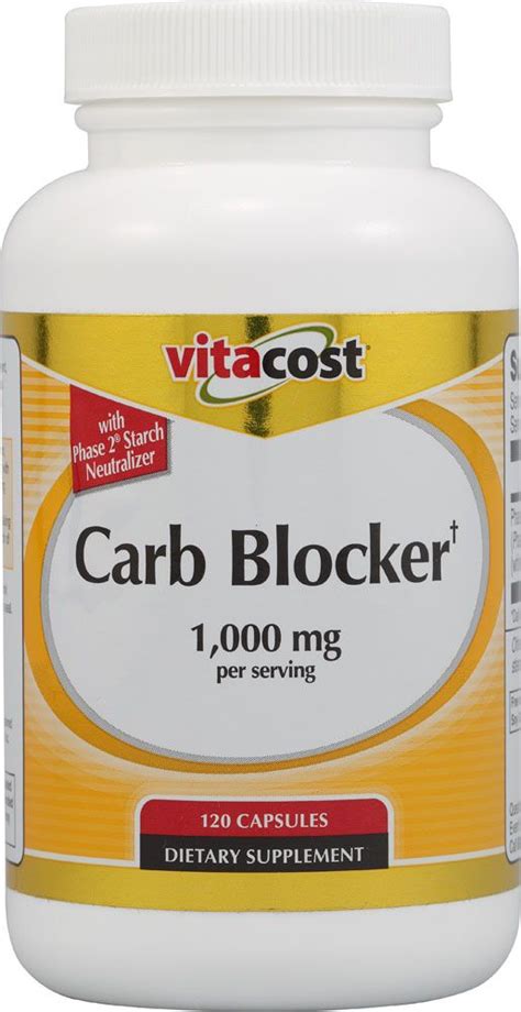 Vitacost Synergy Carb Blocker† With Phase 2® 120 Capsules Carb