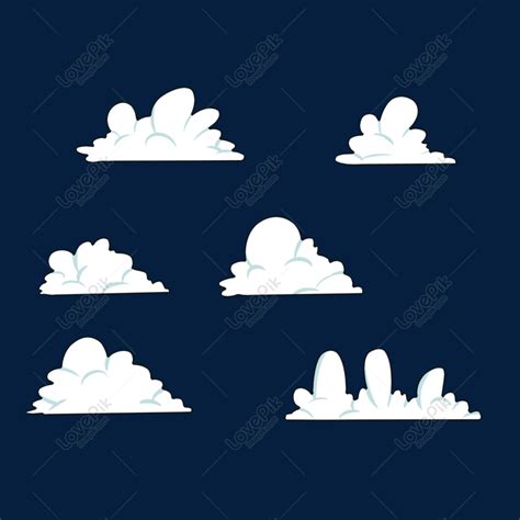 Cloud Clouds White Clouds Cartoon Clouds イラスト， Texture Fairy Wind