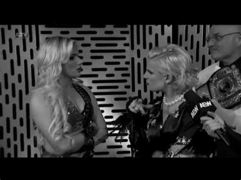 Aew Collision Timeless Toni Storm Kisses Mariah May