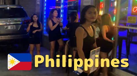 Walking Street Philippines Nightlife Update Night Scenes In Mango Street Angeles City Is