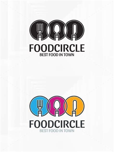 Food Circle Logo Template Circle Logos Professional Logo Logo