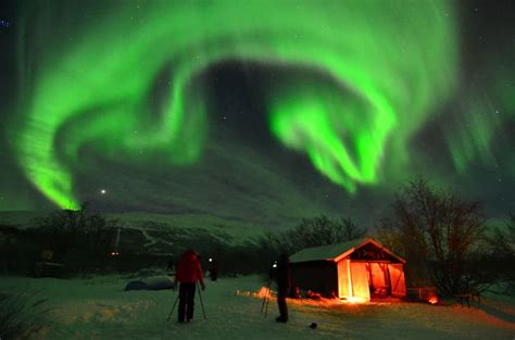 The Blue Peeping Hole In Sweden To Watch The Northern Lights Daily