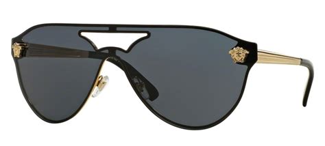 Versace Gold Pilot Womens Sunglasses Ve2161100287