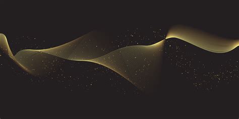 Glittering Flowing Gold Lines 1222364 Vector Art At Vecteezy