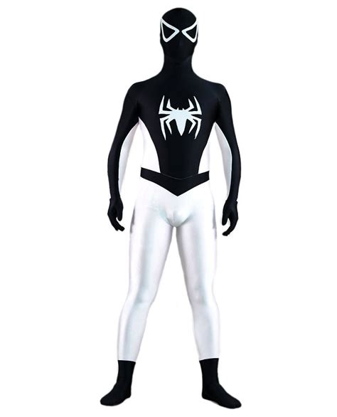 Black And White Spiderman Halloween Costume 16060340 4299