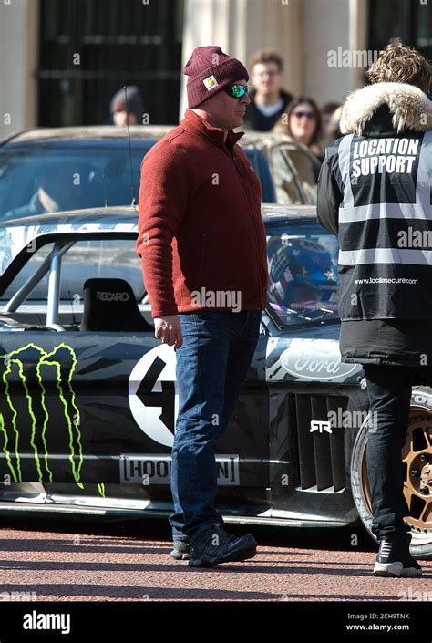 Matt Leblanc During Filming Of Bbc Top Gear In Westminster London
