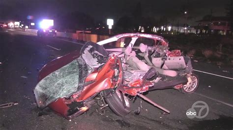 Abandoned Vehicle Triggers Horrific Crash On Hwy 101 In Mountain View