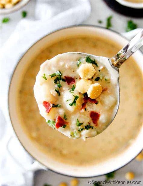 Clam Chowder With Bacon