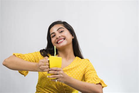 indian girl posing with mug pixahive