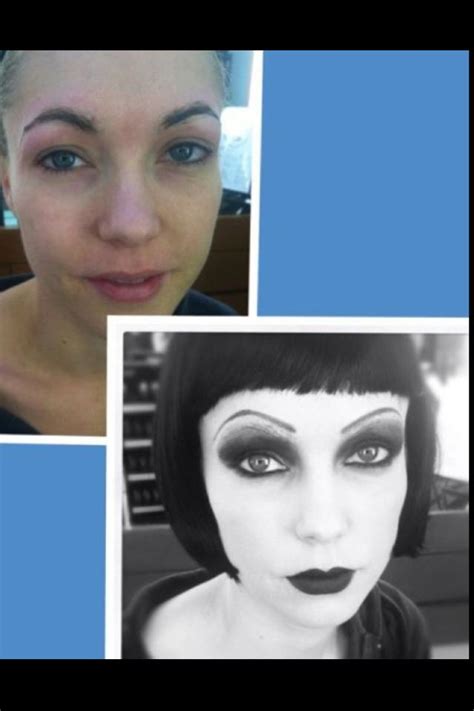 Goth Makeup Beforeafter Goth Makeup Makeup Hair Makeup