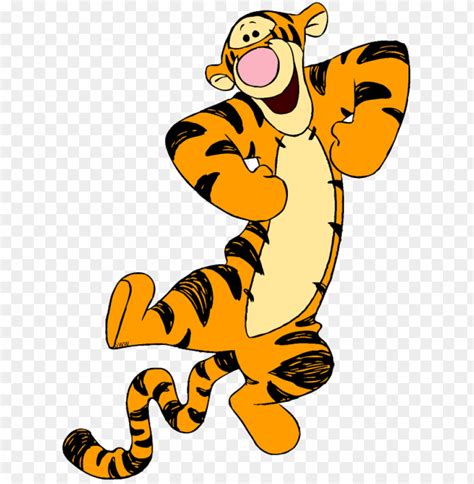Happy Tigger Winnie The Pooh Tigger Clipart Png Image With