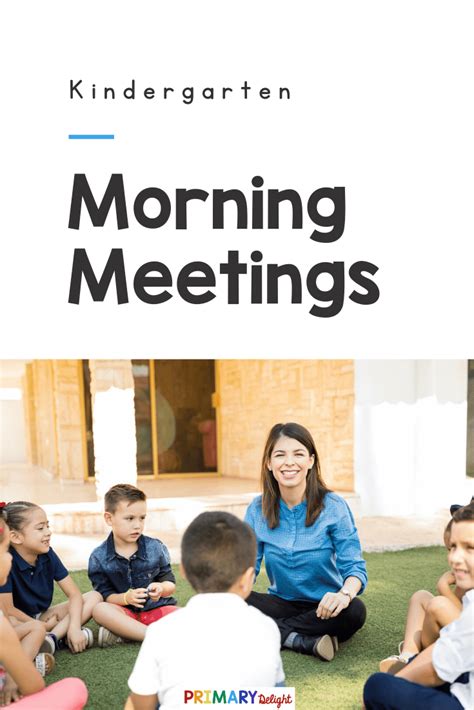 How To Make Morning Meeting Activities Fun In Kindergarten Primary