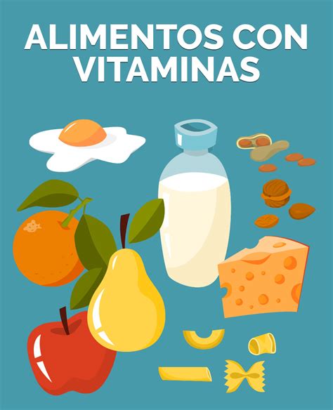 Las Vitaminas ® Alimentos Beneficios E Infografías Para Primaria