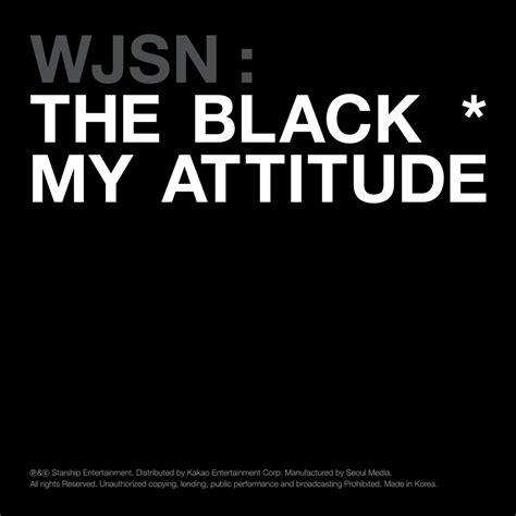 Album Mv Review Wjsn The Black My Attitude Allkpop