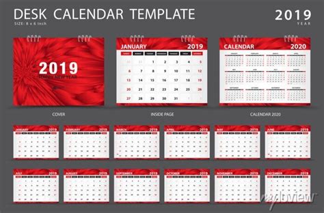 Printable Business Calendar 2019 Stashokmom