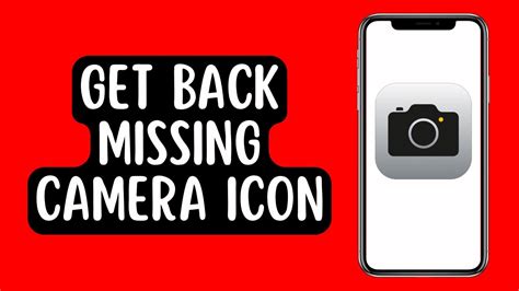 How To Get Back Missing Camera Icon On Iphone Youtube