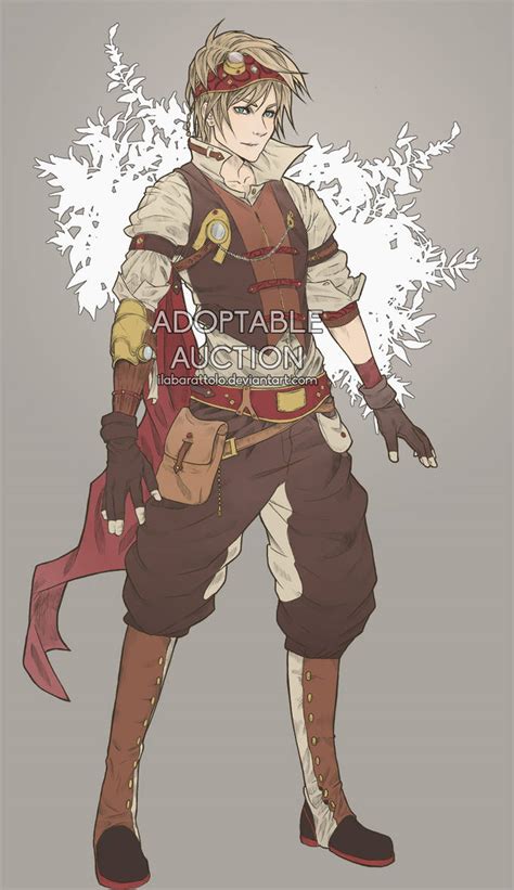 48h Steampunk Boyadoptable Auction 11 Closed By Ilabarattolo On