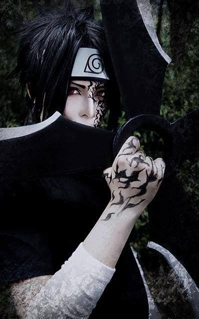 Bucky barnes / winter soldier, crimson dynamo: Sasuke Uchiha with curse from Naruto | Sasuke cosplay ...