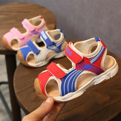 Toddler Infant Kids Baby Girls Boys Closed Toe Beach Shoes Sandals