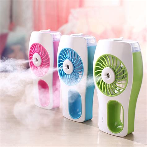 Portable Misting Fan Handheld Aromatherapy Essential Oil Diffuser Usb