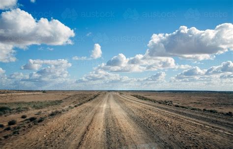 Image Of Vast Arid Flat Empty Land Austockphoto