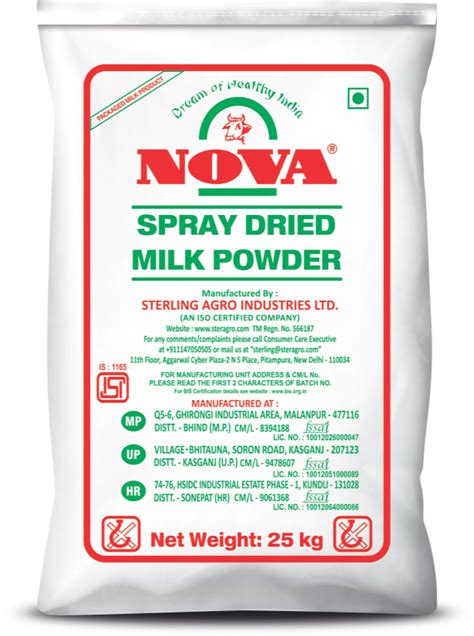 Nova Spray Dried Whole Milk Powder 25 Kg Bag At Rs 260kg In