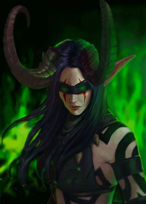 Demon Hunter By Zynthex Warcraft Art World Of Warcraft Characters