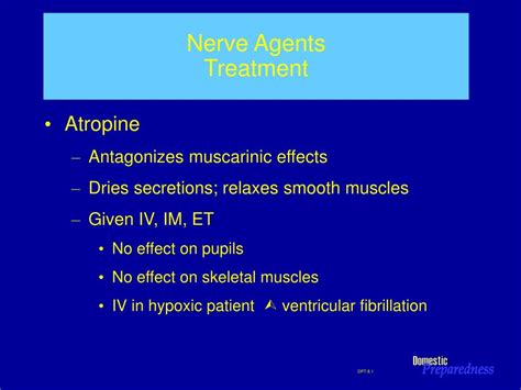 Ppt Emergency Management Of Nerve Agent Casualties Powerpoint