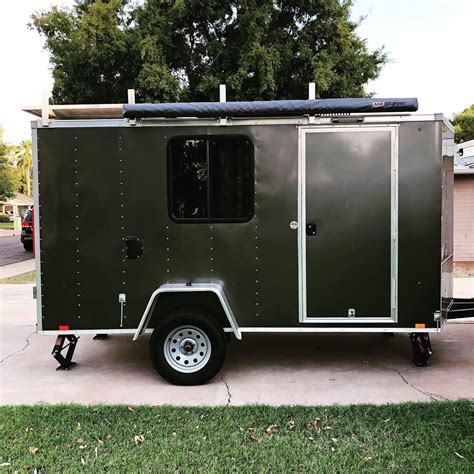 Our converted 6x12 Look Element cargo trailer : cargocamper