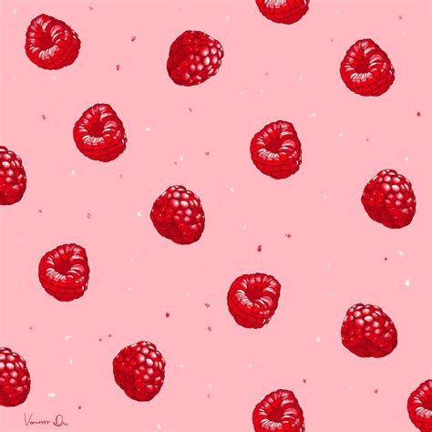 Raspberry Pattern Iphone Wallpaper Pattern Ipod Wallpaper Surface