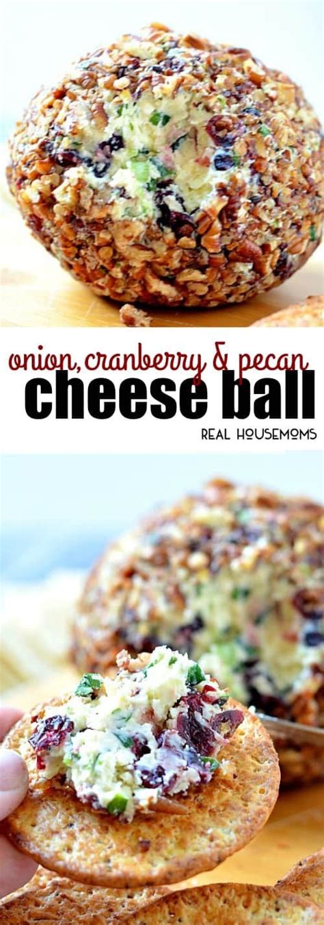 Onion Cranberry Pecan Cheese Ball Is An Easy To Make Recipe That
