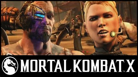 Mortal Kombat X Cassie Cage Vs Kano Interaction Ps4 Youtube