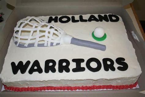 Jumlah gaji yang ditawarkan oleh holland bakery tertera pada setiap lowongan kerja. Holland Lacrosse Cake | Lacrosse cake, Cupcake cakes, Gourmet cupcakes