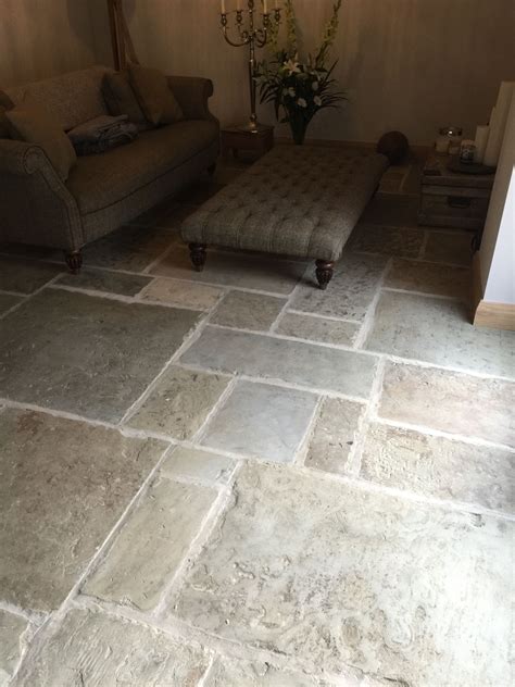Reclaimed Antique York Stone Flooring Selected And Refined For Inside