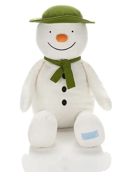 Snowman Plush Soft Toy Mands