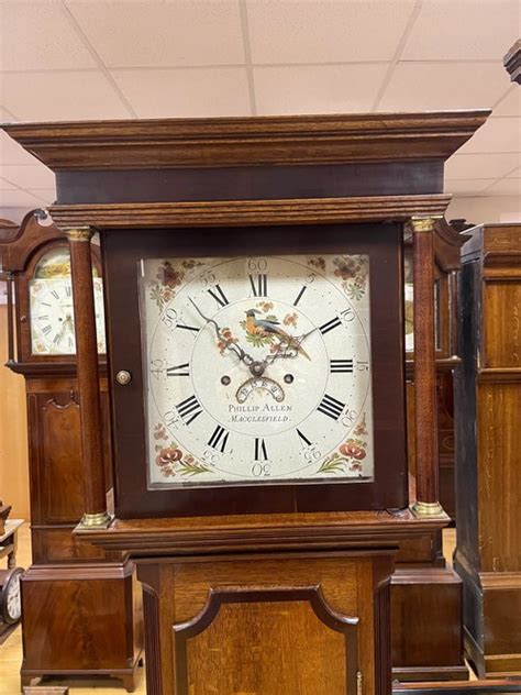 Oak Antique Longcase Clock Macclesfield C17951800