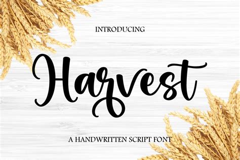 Harvest Font By Graphix Line Studio · Creative Fabrica